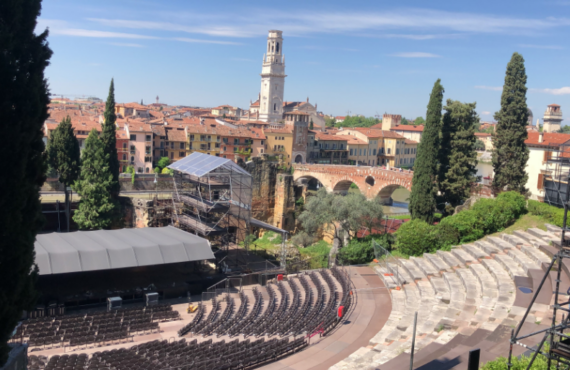 Indagini geofisiche e R.S.L. al Teatro Romano di Verona